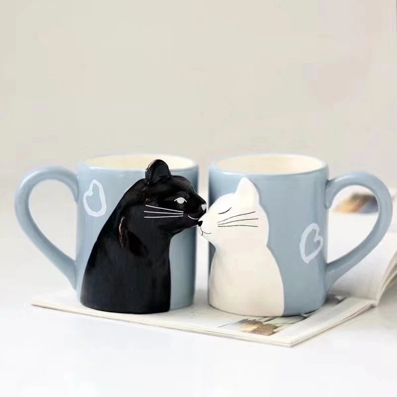 Kiss Coffee Couple Handmade Mug: Elevate Your Coffee Experience