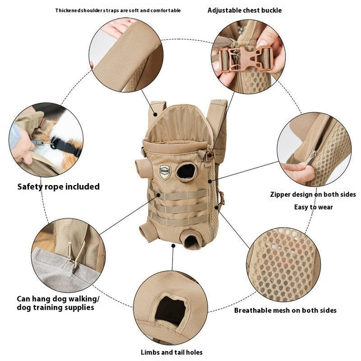 Pet Medium Dog Special Breathable Backpack: Perfect for Your Adventures