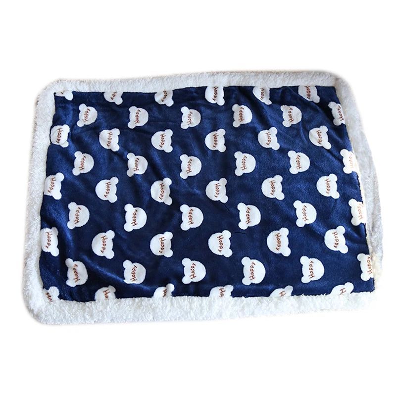 Thick Lamb Fleece Pet Dog Blanket Soft Flannel