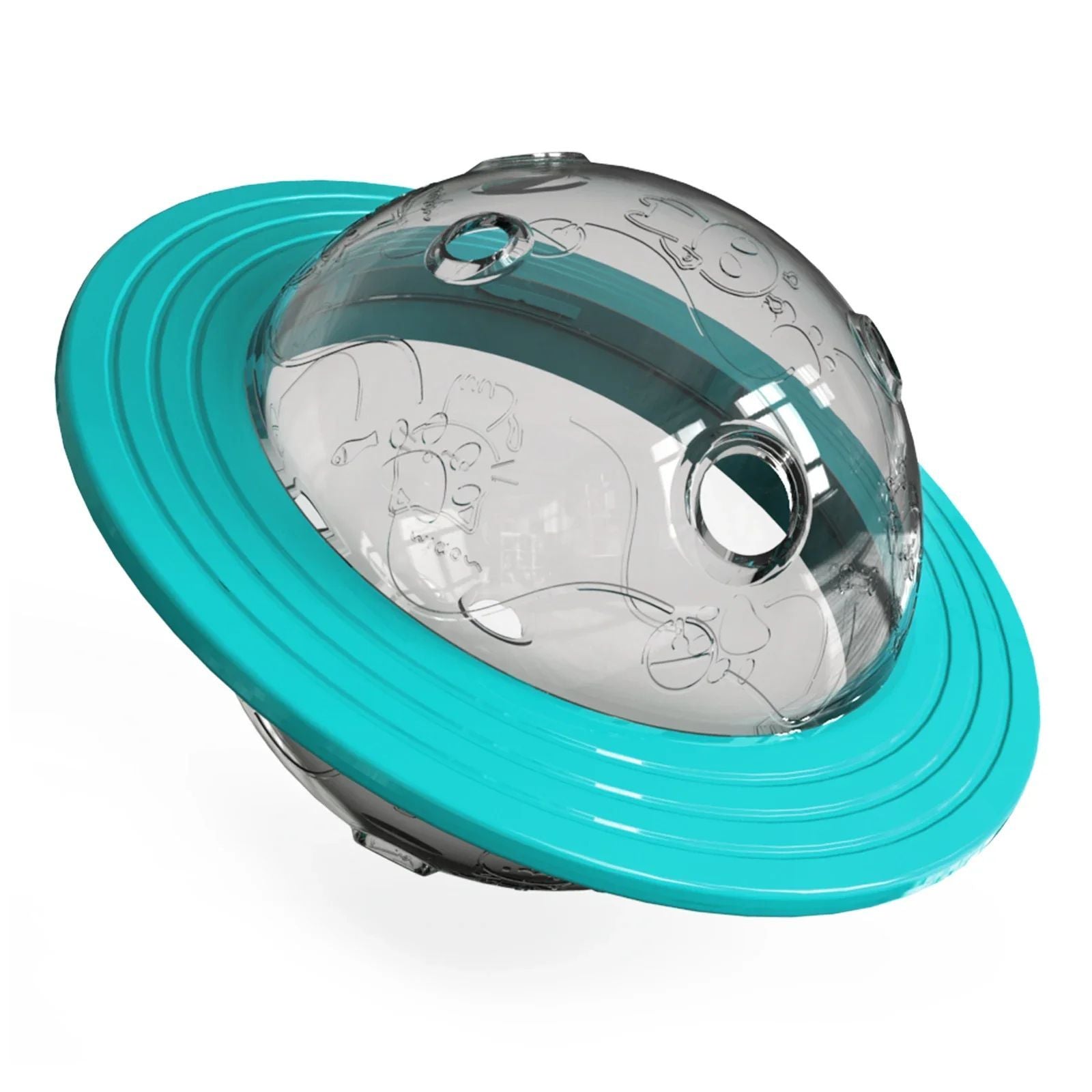 Dog Interactive Food Leaking Dispensing Treat Ball For Small