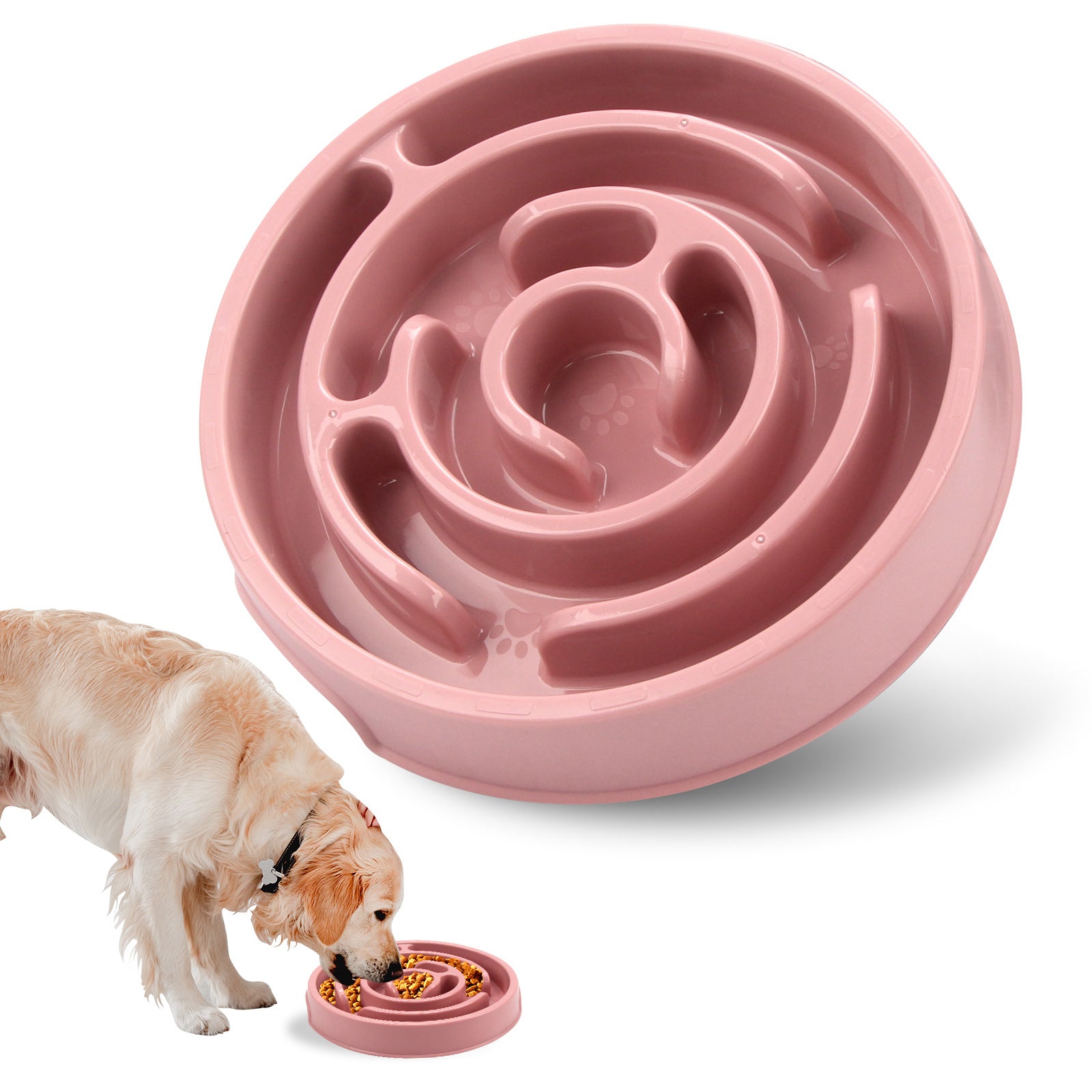 Silicone Dog Slow Feeder Puzzle Bowl Anti-Choking