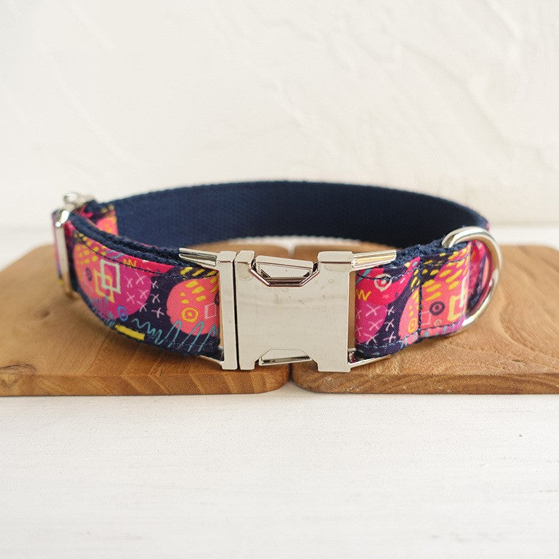 Pet Leash Hoop Bow Tie Jewelry Accessory Set