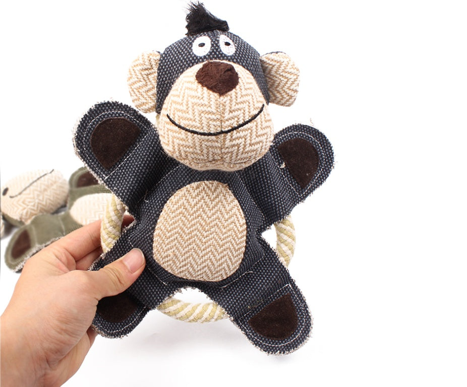 T-MENG Pet Dog Toys Make Sounds Solid Resistance