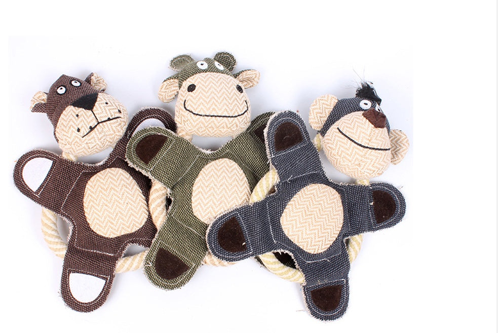 T-MENG Pet Dog Toys Make Sounds Solid Resistance