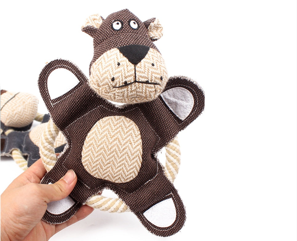 T-MENG Pet Dog Toys Make Sounds Solid Resistance