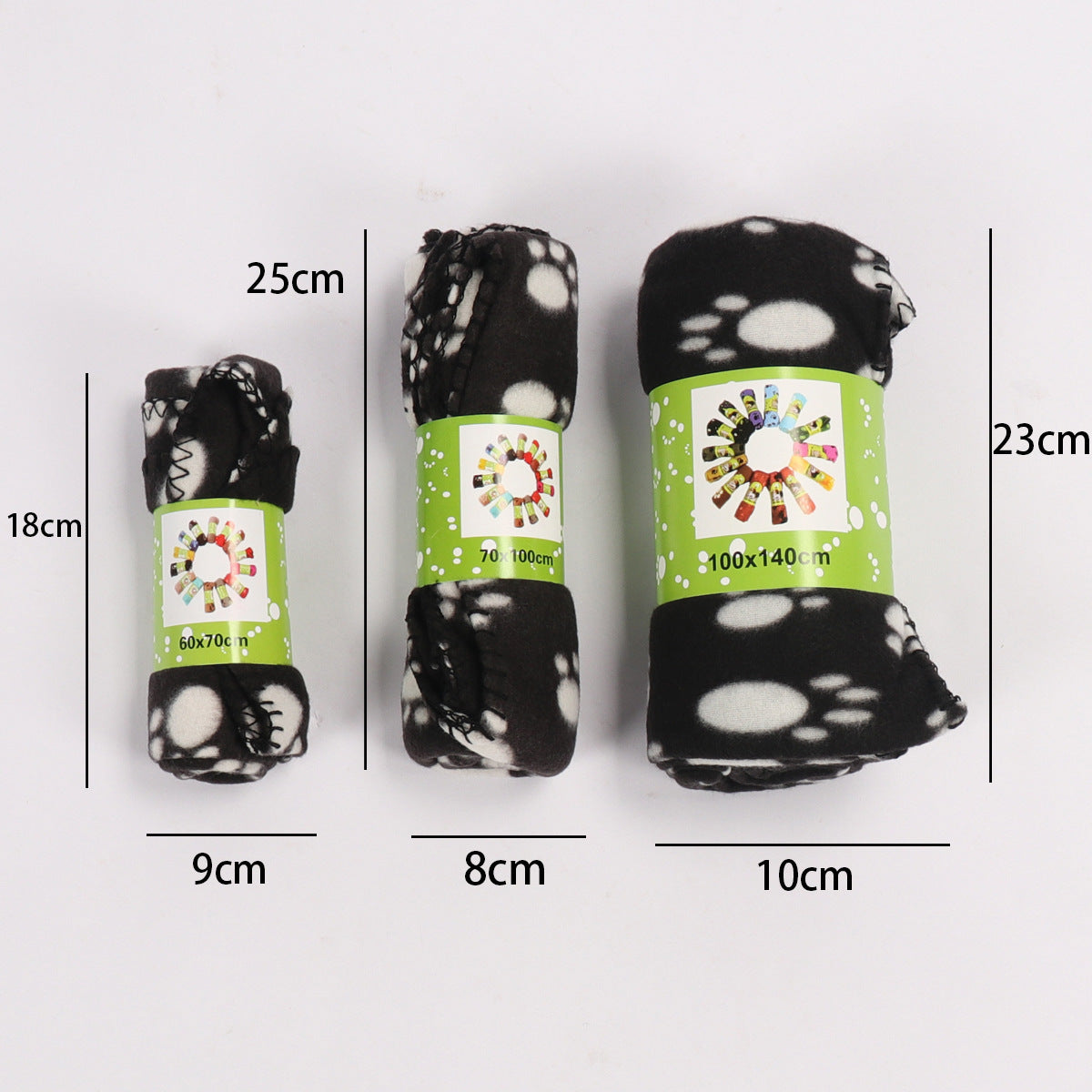 Dog Double-sided Fleece Blanket Warm Pet Blanket