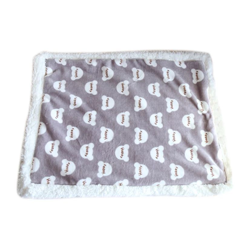 Thick Lamb Fleece Pet Dog Blanket Soft Flannel