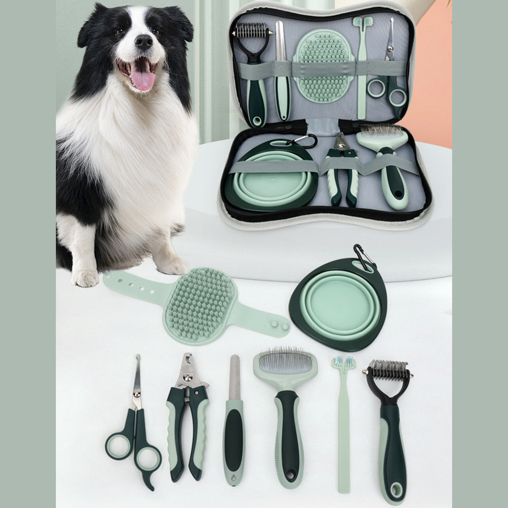 Professional Cordless Dog Grooming Clippers Quiet Pet Hair Trimmer