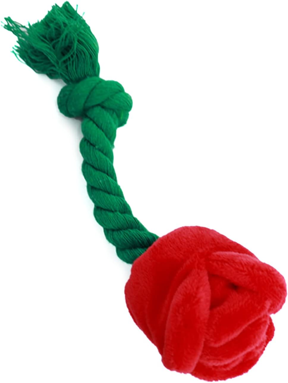 Chew Resistant Plush Rose Dog Toy