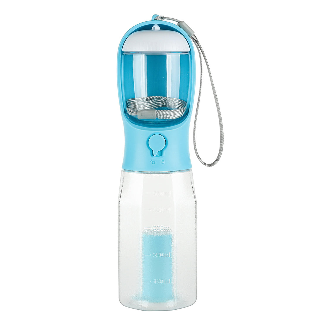 Portable Cat Bottle Food Feeder Drinker Poop