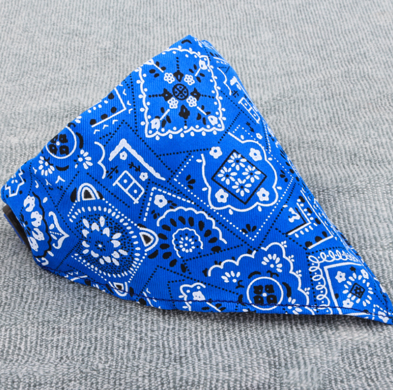 Adjustable Pet Bandana Neck Scarf Collar