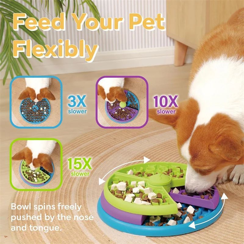 Gog Slow Food Bowl 3-Layers Puzzle Puppy