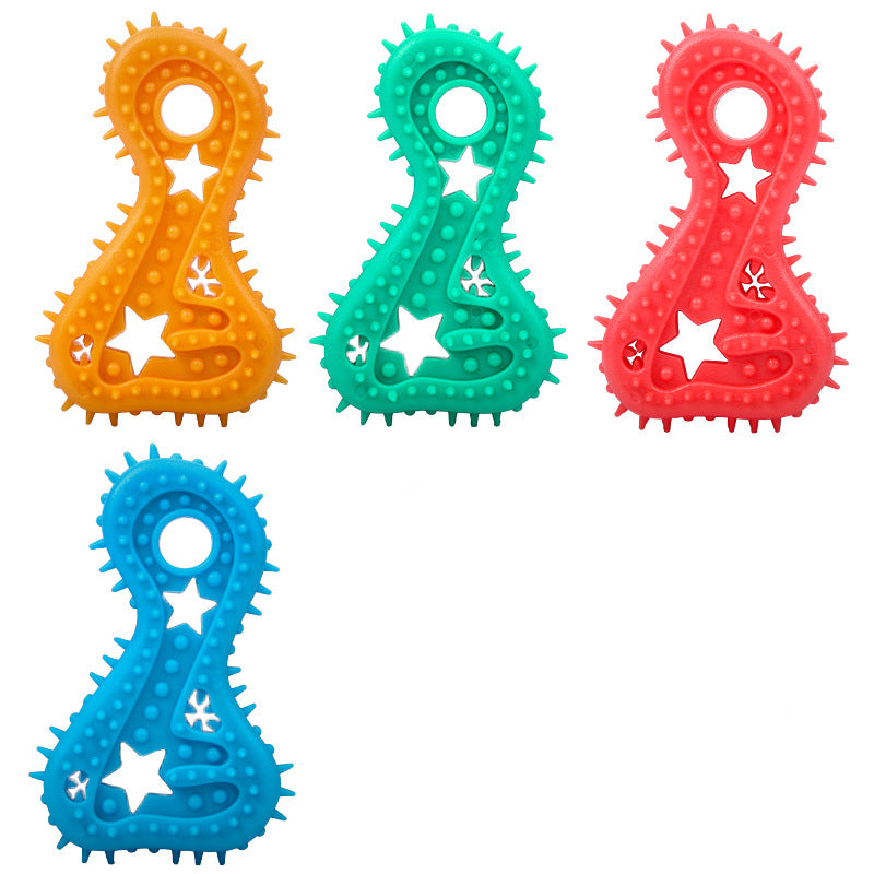 Pet Toys For Small Dogs Rubber Resistance To Bite Dog Toy Teeth Cleaning Chew