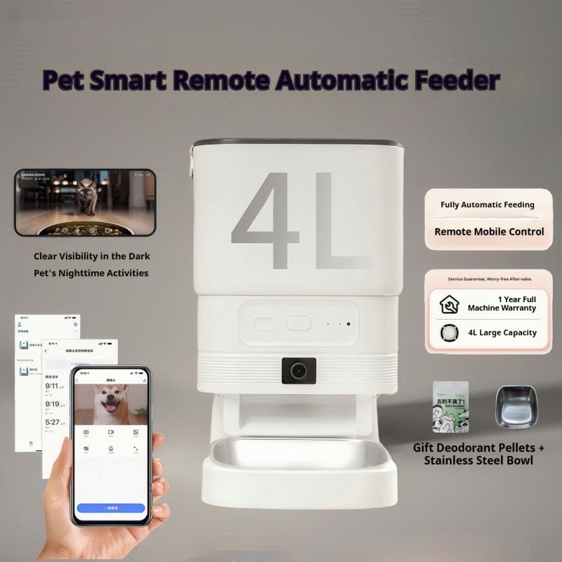 Smart Pet Feeder Automatic Food Dispenser