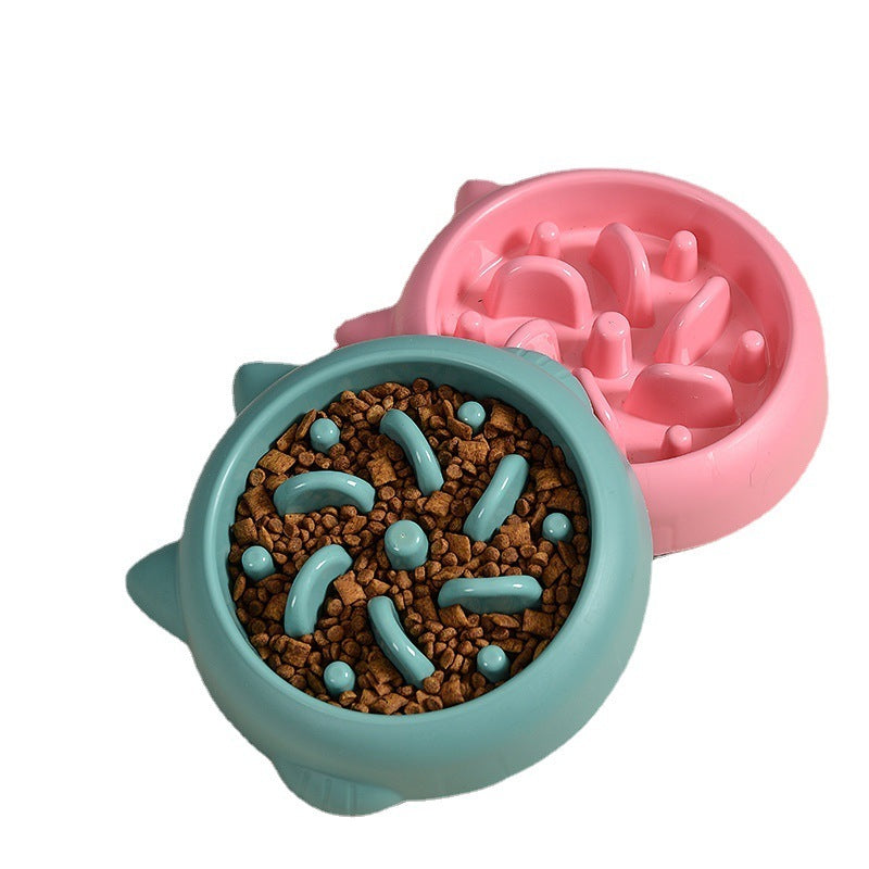 Anti-Choking Slow Feeder Dog Cat Bowl Plate
