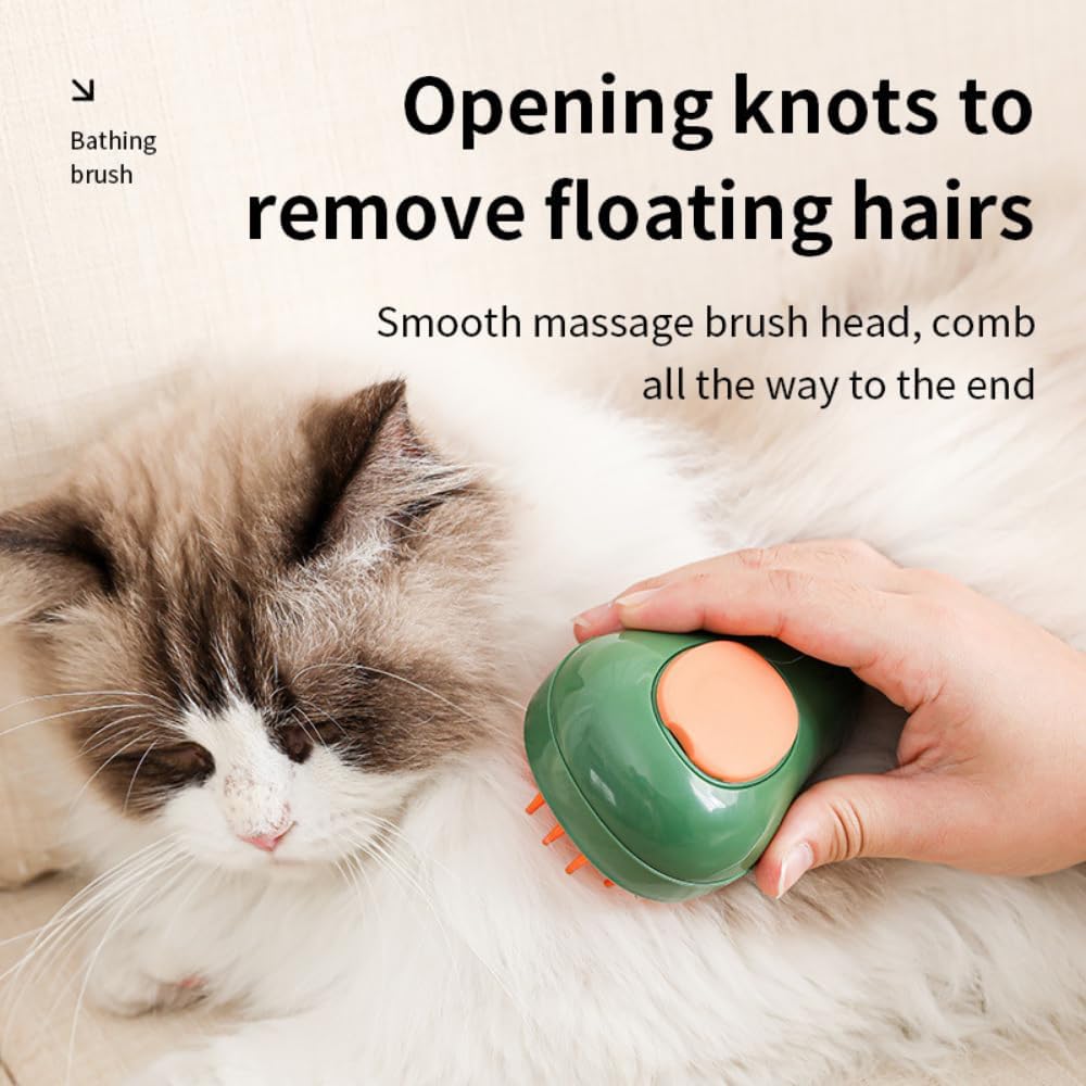 Cat Steam Brush 3 In 1 Cat Comb For Massage