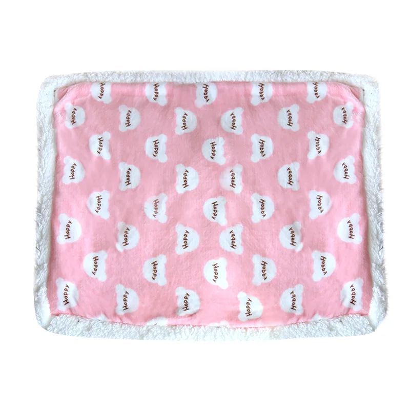 Thick Lamb Fleece Pet Dog Blanket Soft Flannel