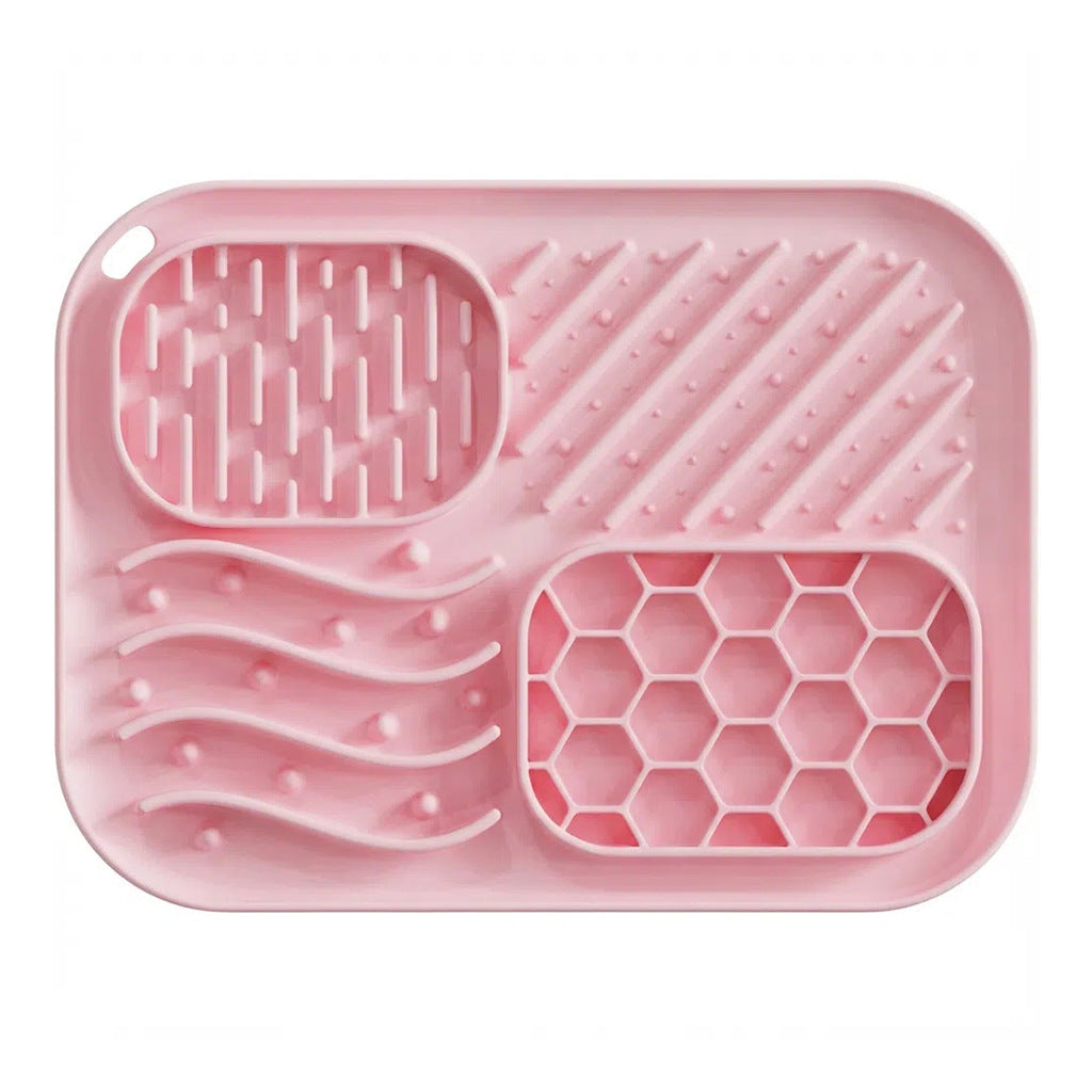 Suction Cup Dog Slow Feeder Anti-Choking Mat Bowl