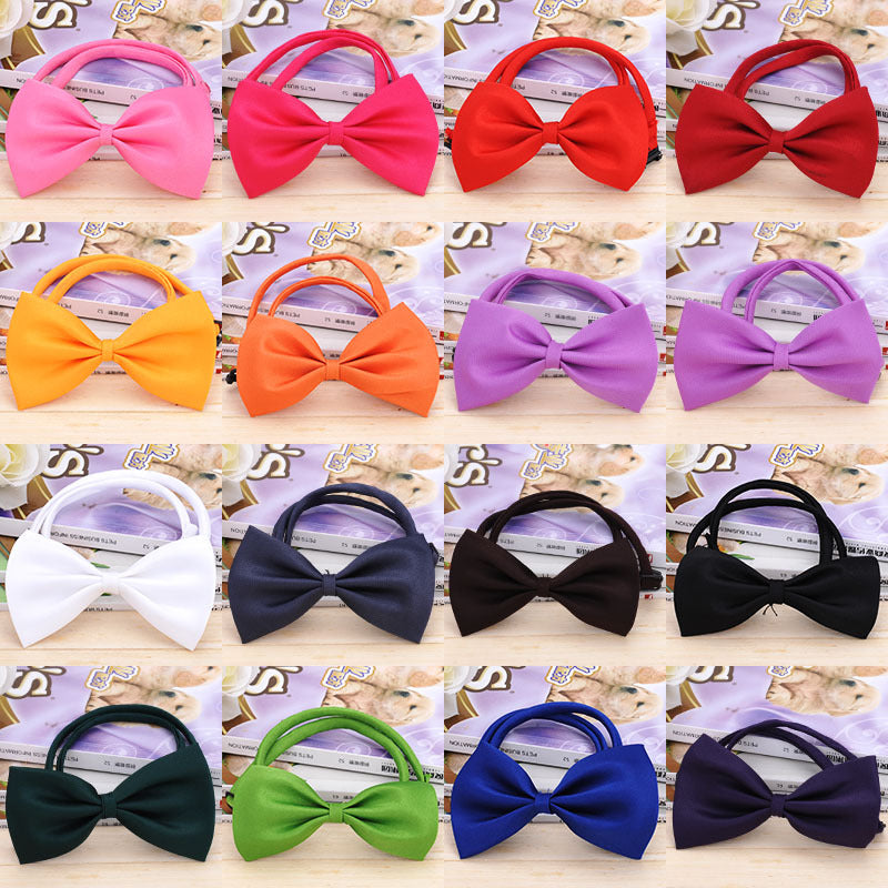 Multicolor Pet Bow Tie Accessory