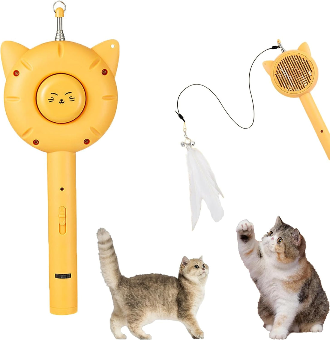Cat Brush Toy 5-in-1 Interactive Toys