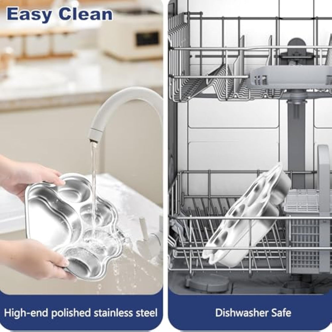Stainless Steel Non-Slip Slow Feeder Dog Bowl
