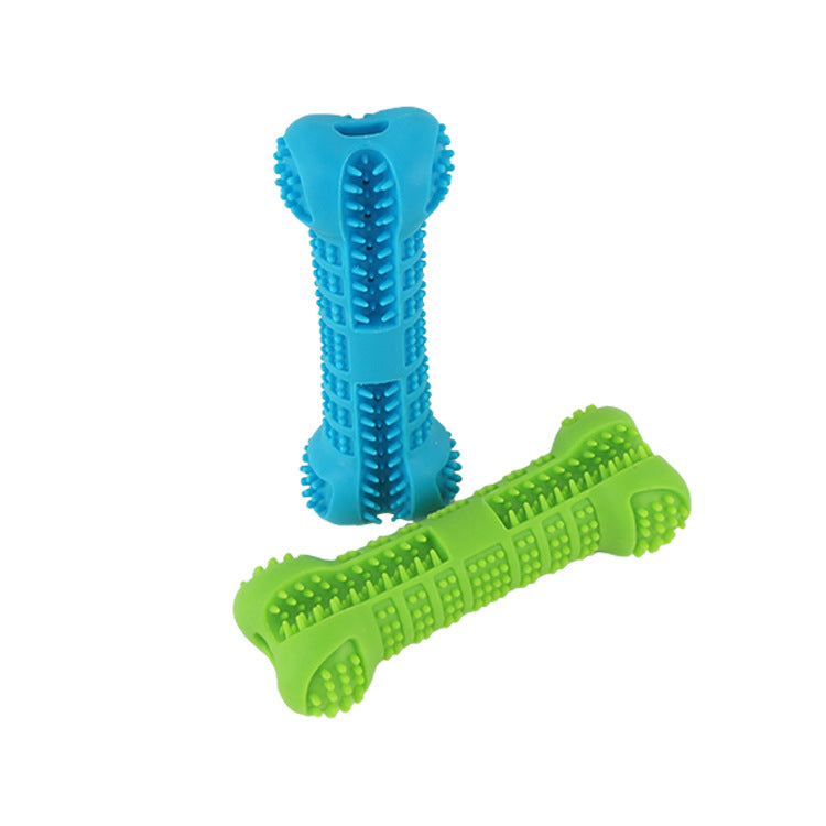 Pet Dog Silicone Bone Toothbrush Toy