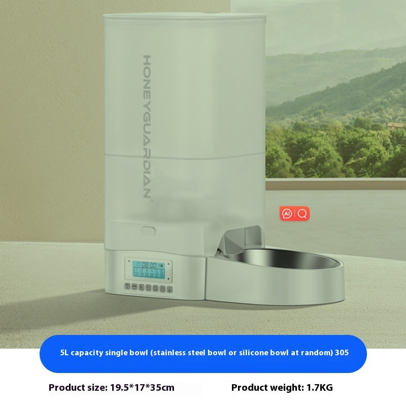 Automatic Smart Pet Feeder Timed Portion Control