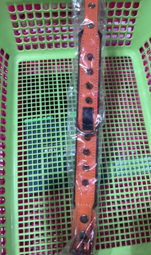 Leather Pet Collar Bandana Accessory