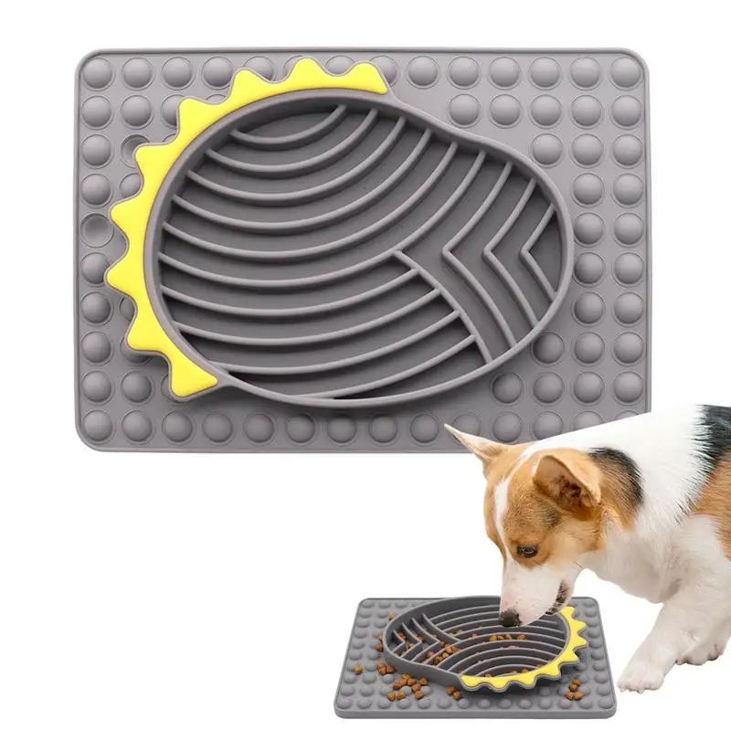 Stable Slow Feeder Licking Mat Dog  Bowl