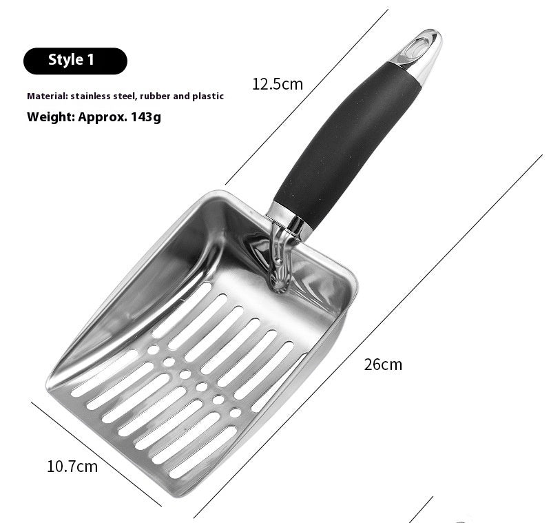 Stainless Steel Metal Litter Scoop Large Pet CatShovel