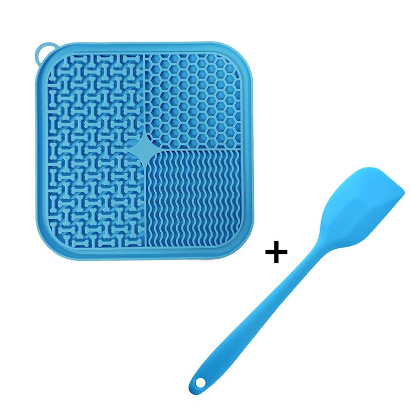 Dog Licking Mat Slow Feeder Suction Cup Anxiety Relief Pad