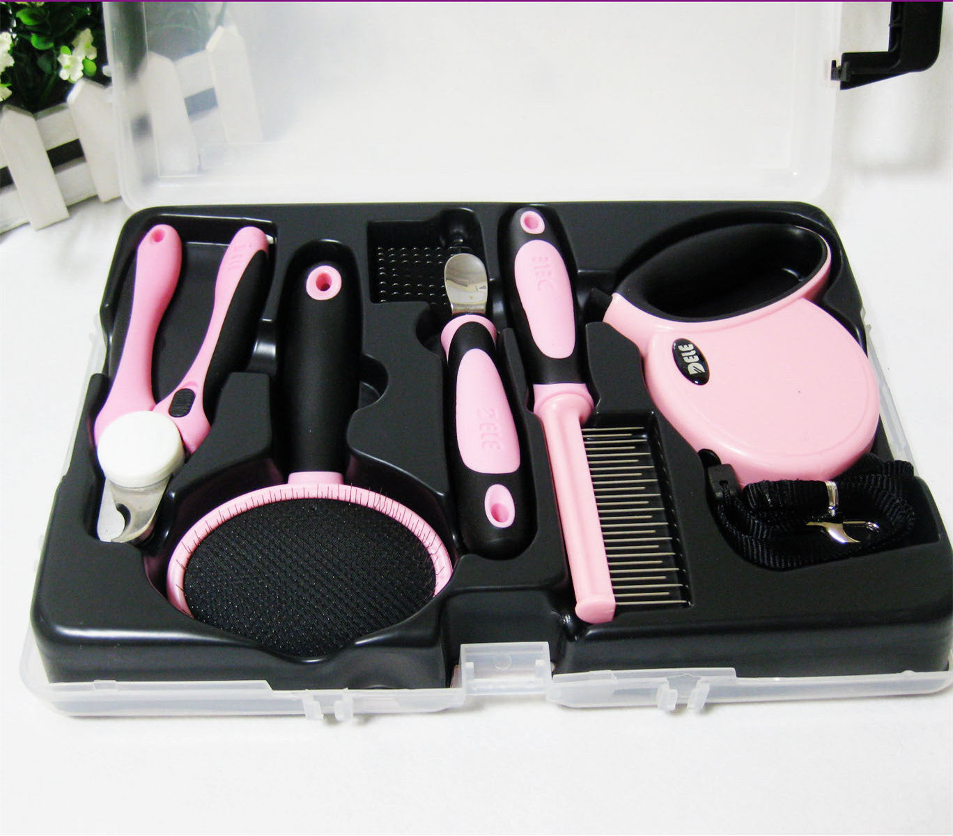Pet Leash And Dog Walking Grooming Kit