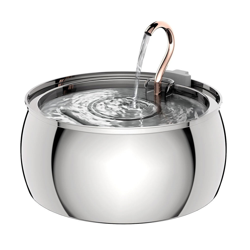 4L Water Drop Large Capacity Cat Stainless Steel Water Dispenser