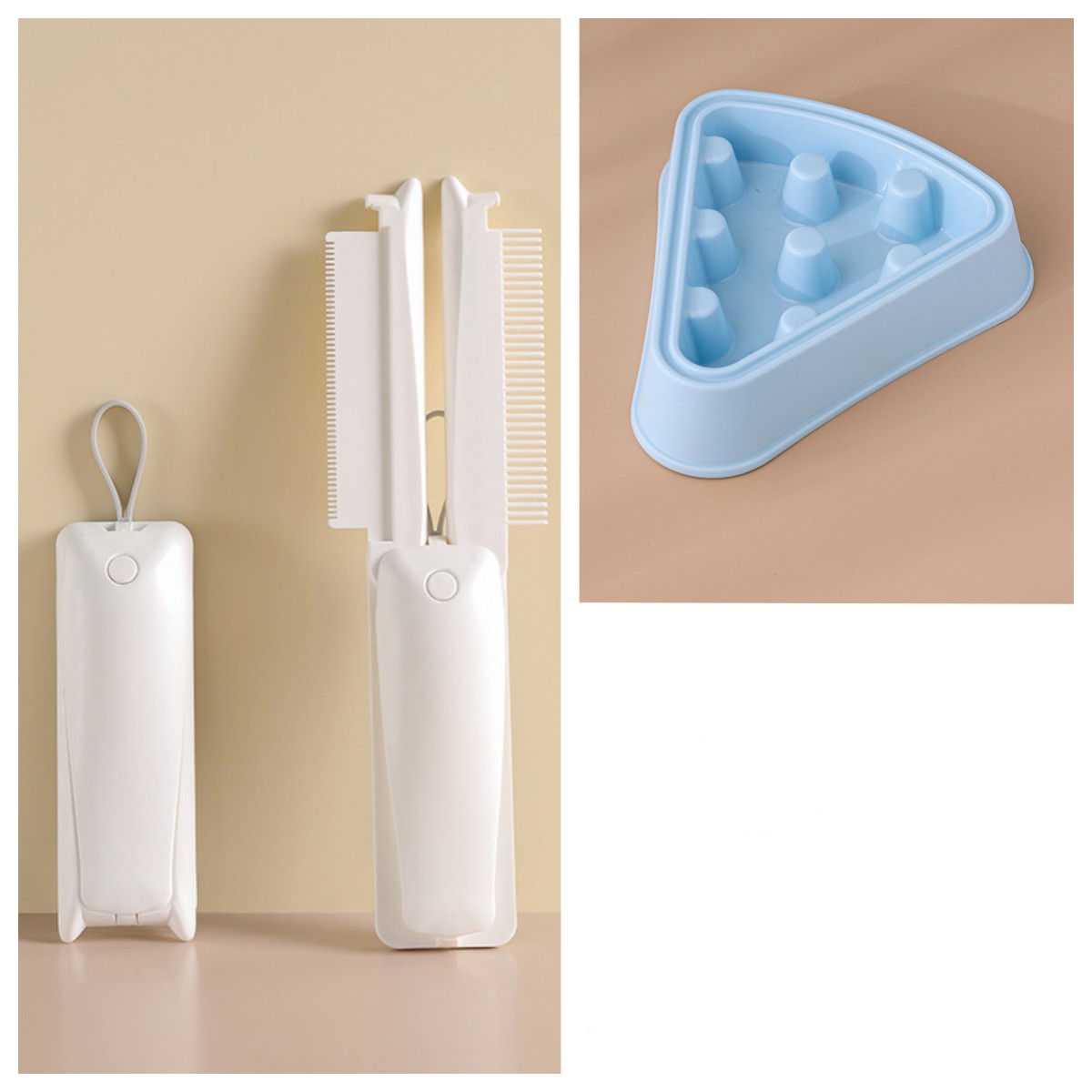 Pet Hair Removal Grooming Brush Dog Massage Tool