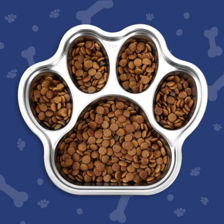 Stainless Steel Non-Slip Slow Feeder Dog Bowl