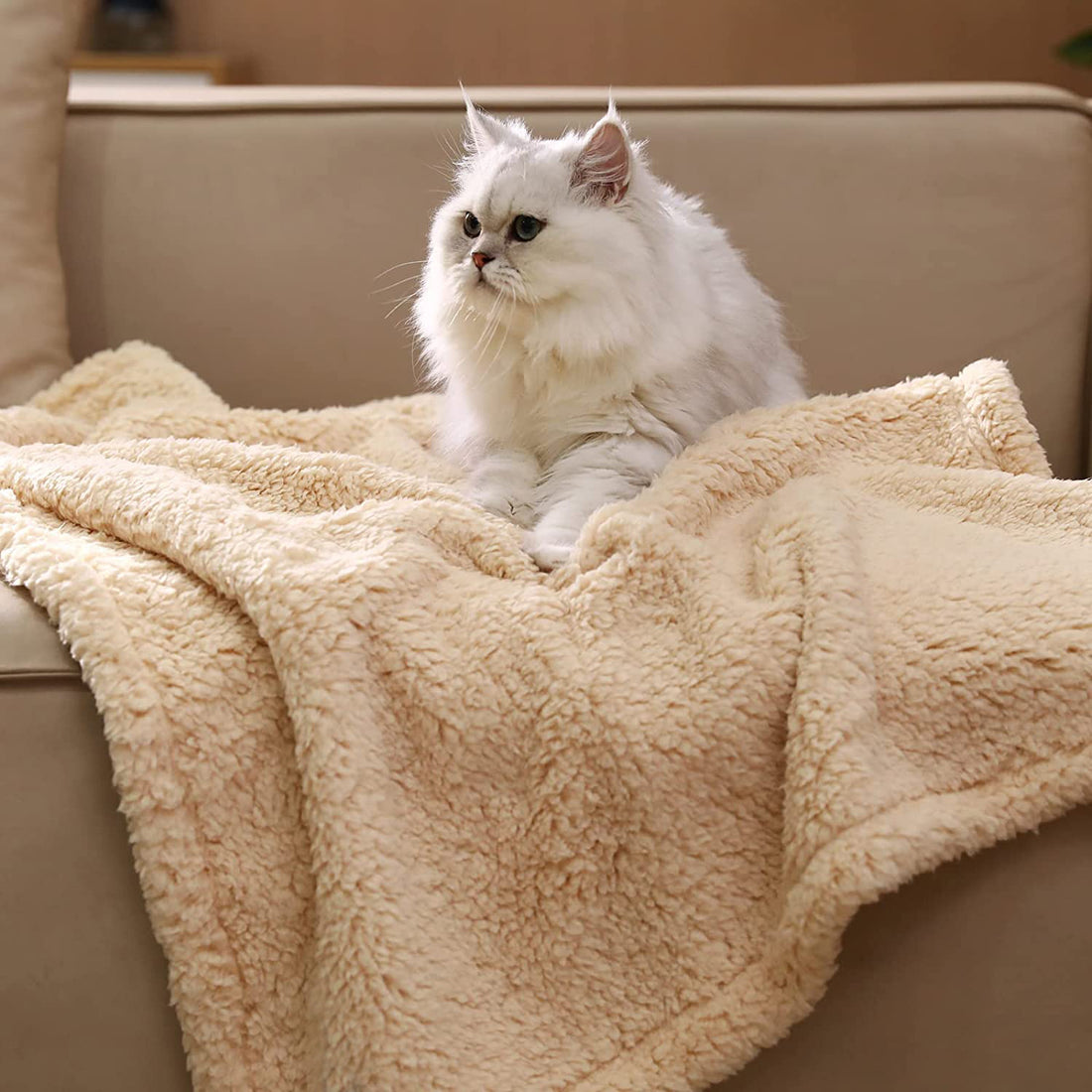 Shu Cotton Velvet Pet Blanket Warm Hair
