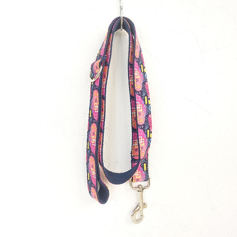 Pet Leash Hoop Bow Tie Jewelry Accessory Set