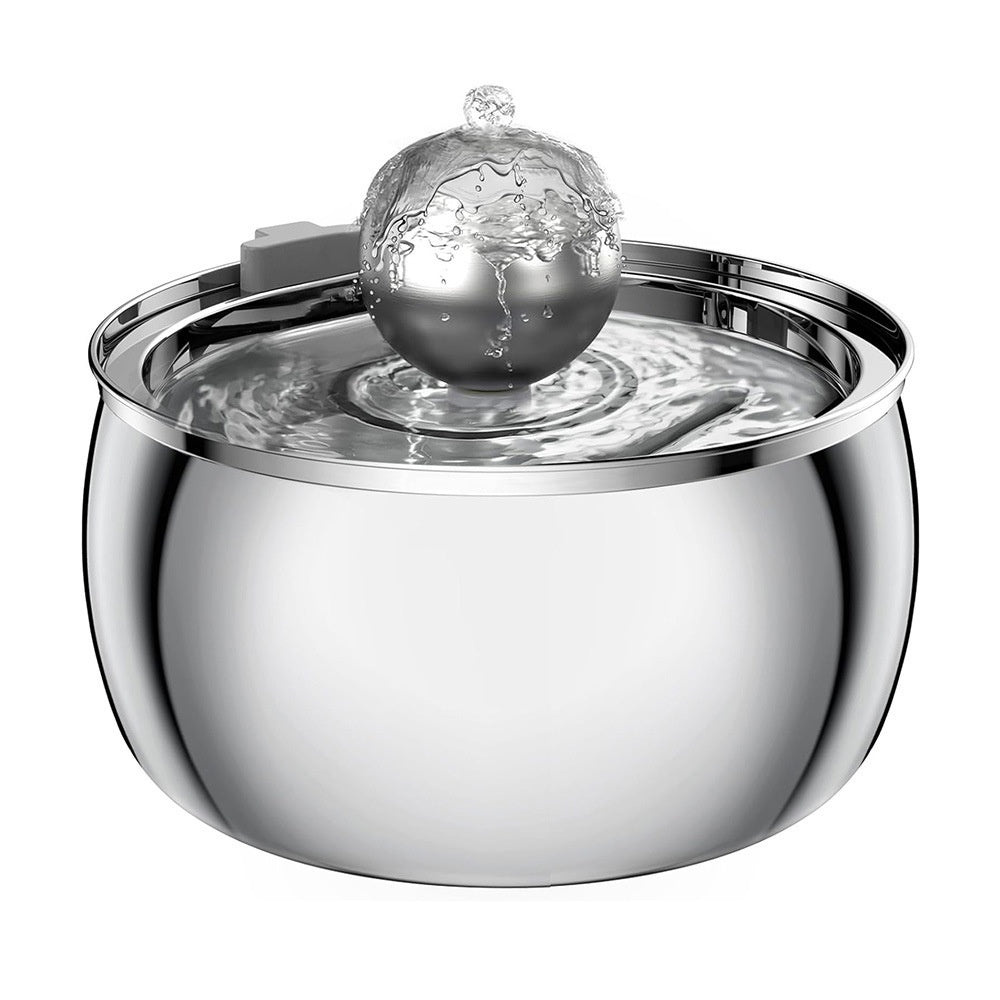 4L Water Drop Large Capacity Cat Stainless Steel Water Dispenser