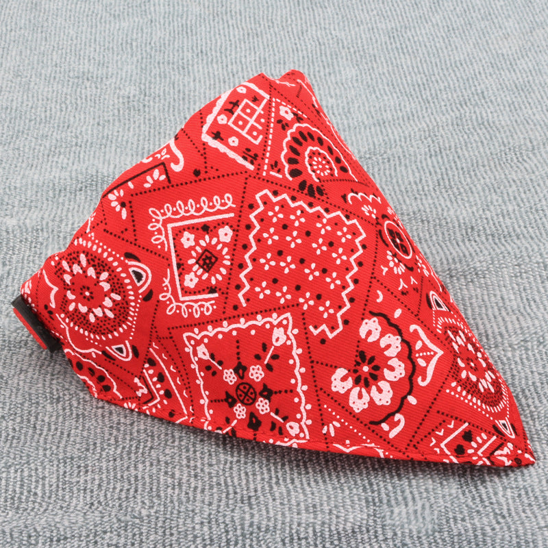 Adjustable Pet Bandana Neck Scarf Collar