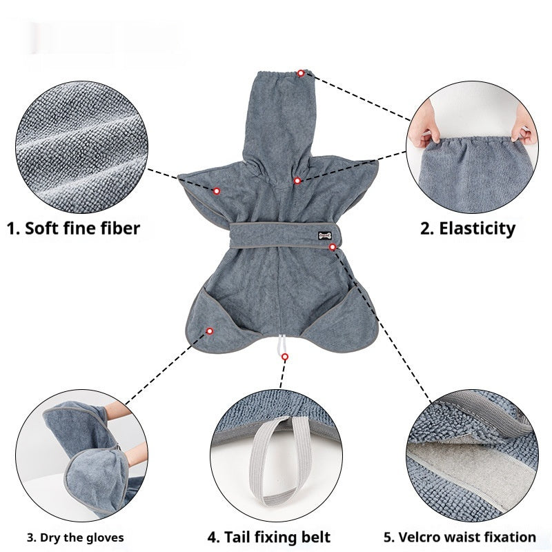 Pet Cotton Dog Bath Towel Strong