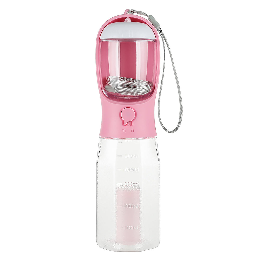 Portable Cat Bottle Food Feeder Drinker Poop