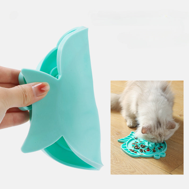 Portable Dog Slow Feeder Licking Pad Bowl