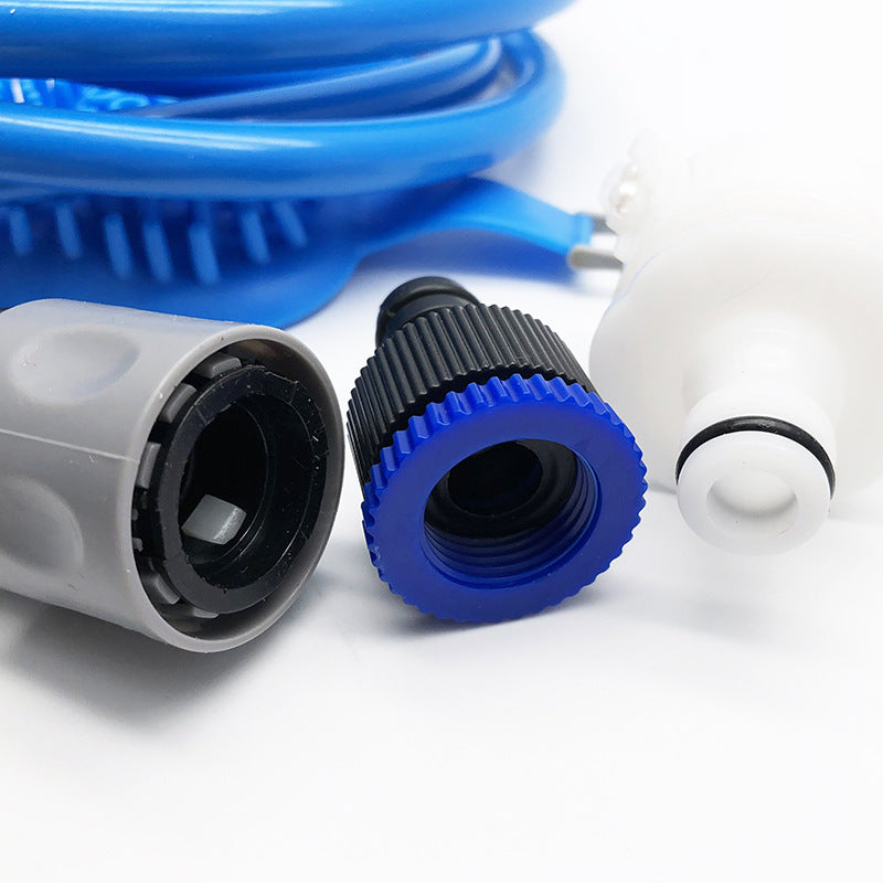 Outdoor Shower Bath Brush Dog