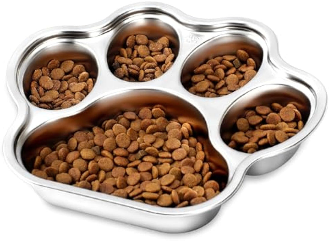 Stainless Steel Non-Slip Slow Feeder Dog Bowl