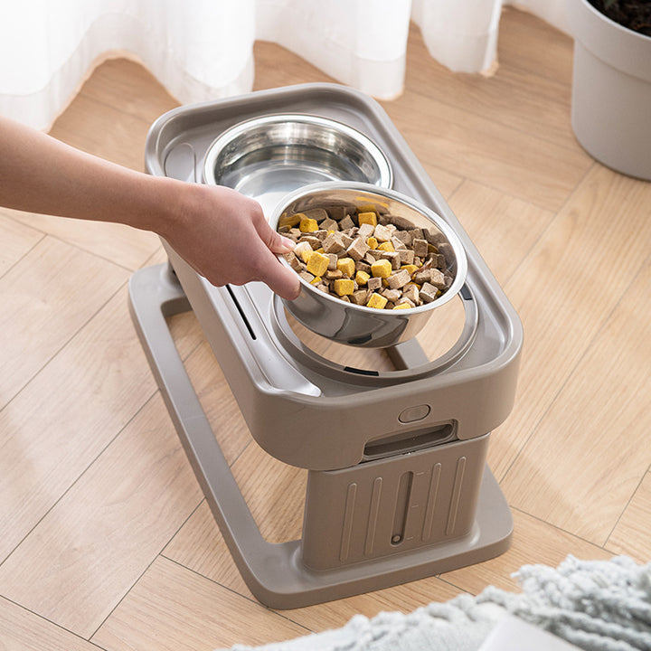 New Lifting Stainless Steel Pet Tableware