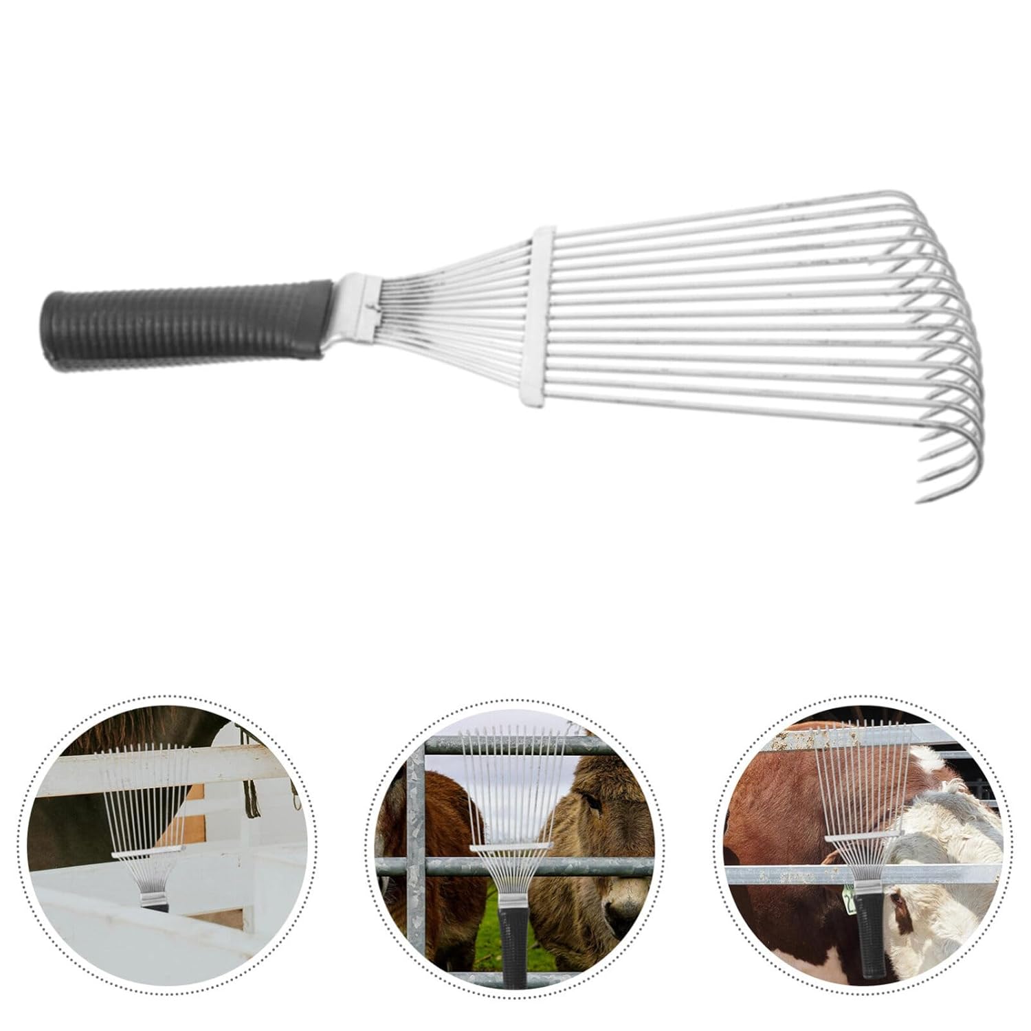 Pet Dematting Rake Comb Grooming Brush For Dogs And Horses