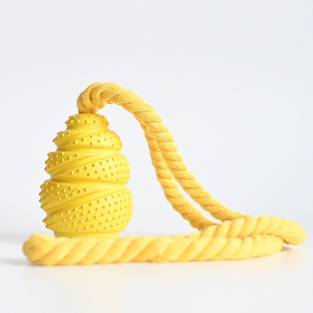 Rubber Treat-dispensing Toy For Pet Dogs