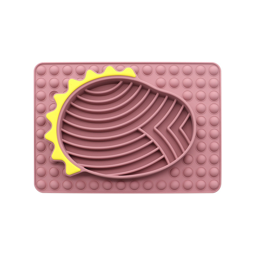 Stable Slow Feeder Licking Mat Dog  Bowl