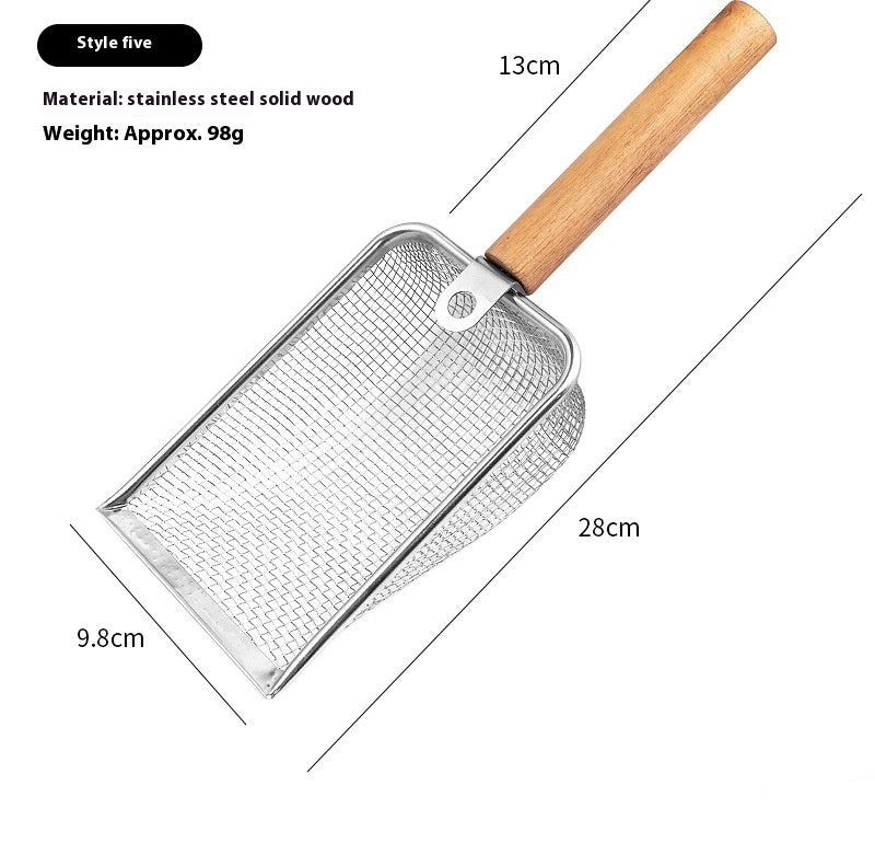 Stainless Steel Metal Litter Scoop Large Pet CatShovel