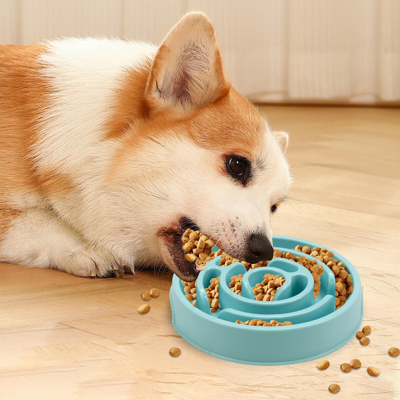 Silicone Dog Slow Feeder Puzzle Bowl Anti-Choking